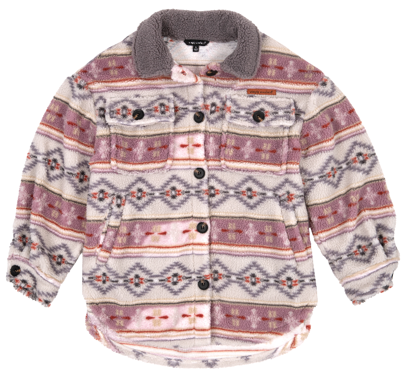 Shacket Sherpa - Azteca - F22 - Simply Southern