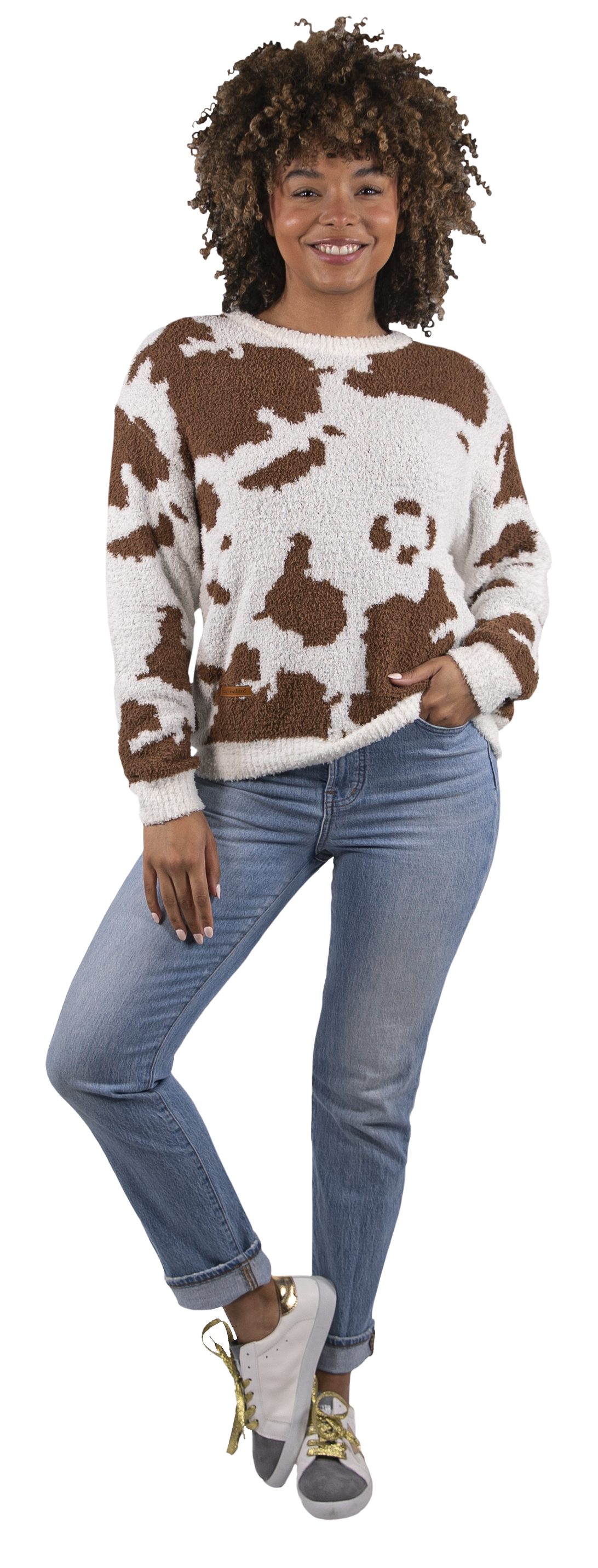 Soft N Cozy Sweater - Cow - F22 - Simply Southern