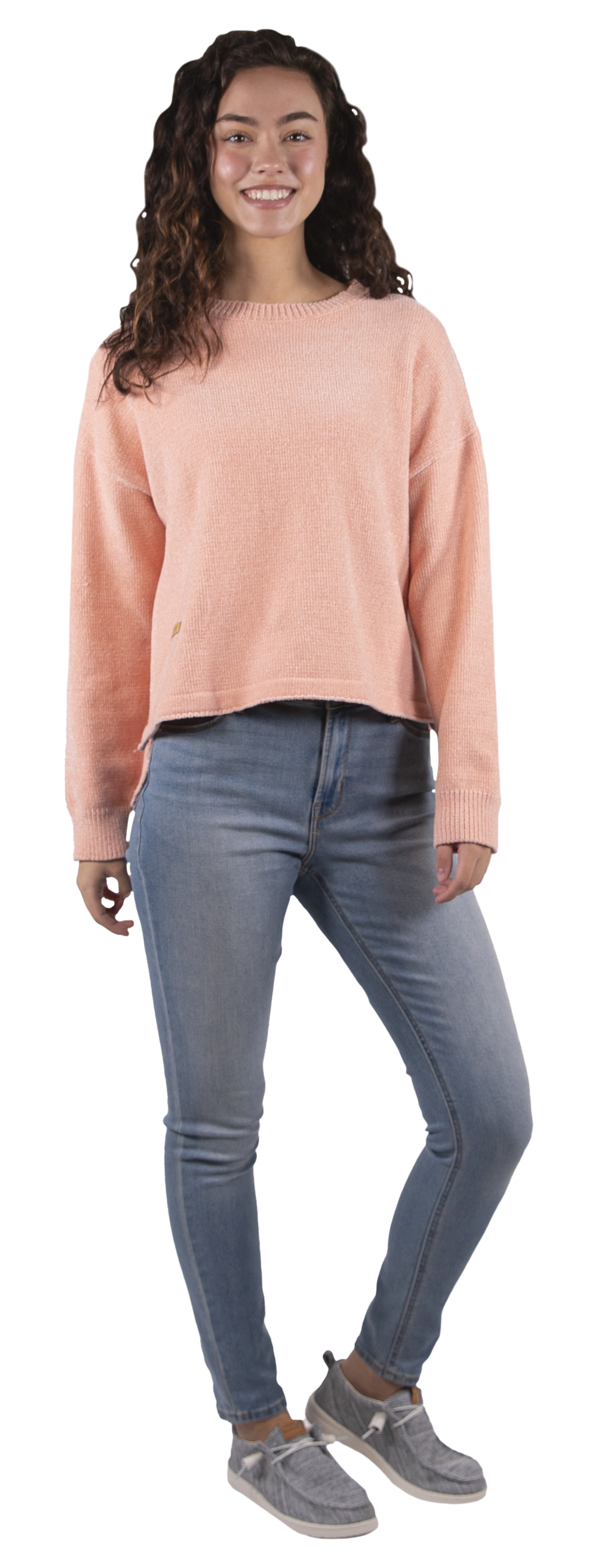 Sweatshirt Chnl Crew - Pink - F22 - Simply Southern