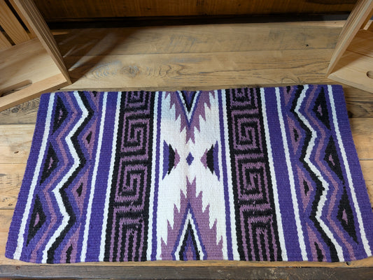 Tough 1 Mayan Wool Saddle Blanket Purple