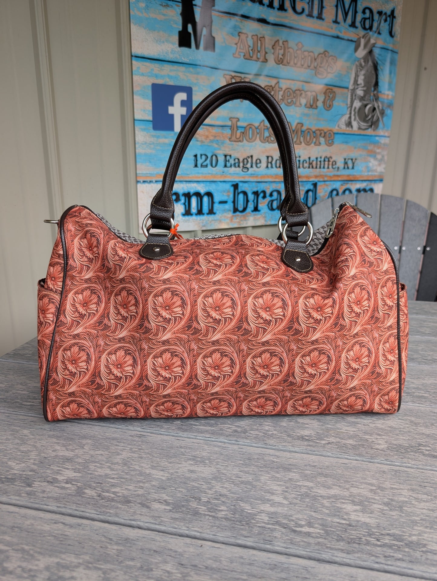 American Bling Western Style Duffle Bag