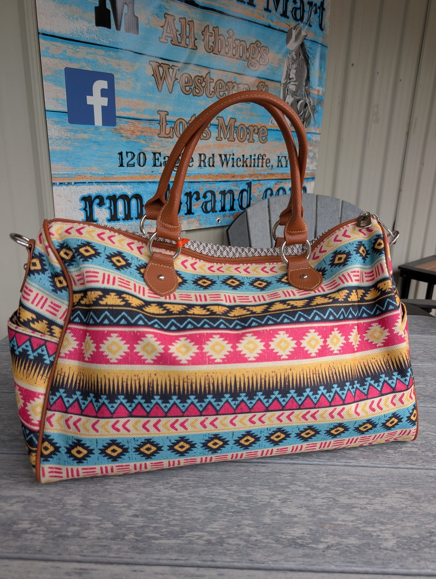 American Bling Western Style Duffle Bag