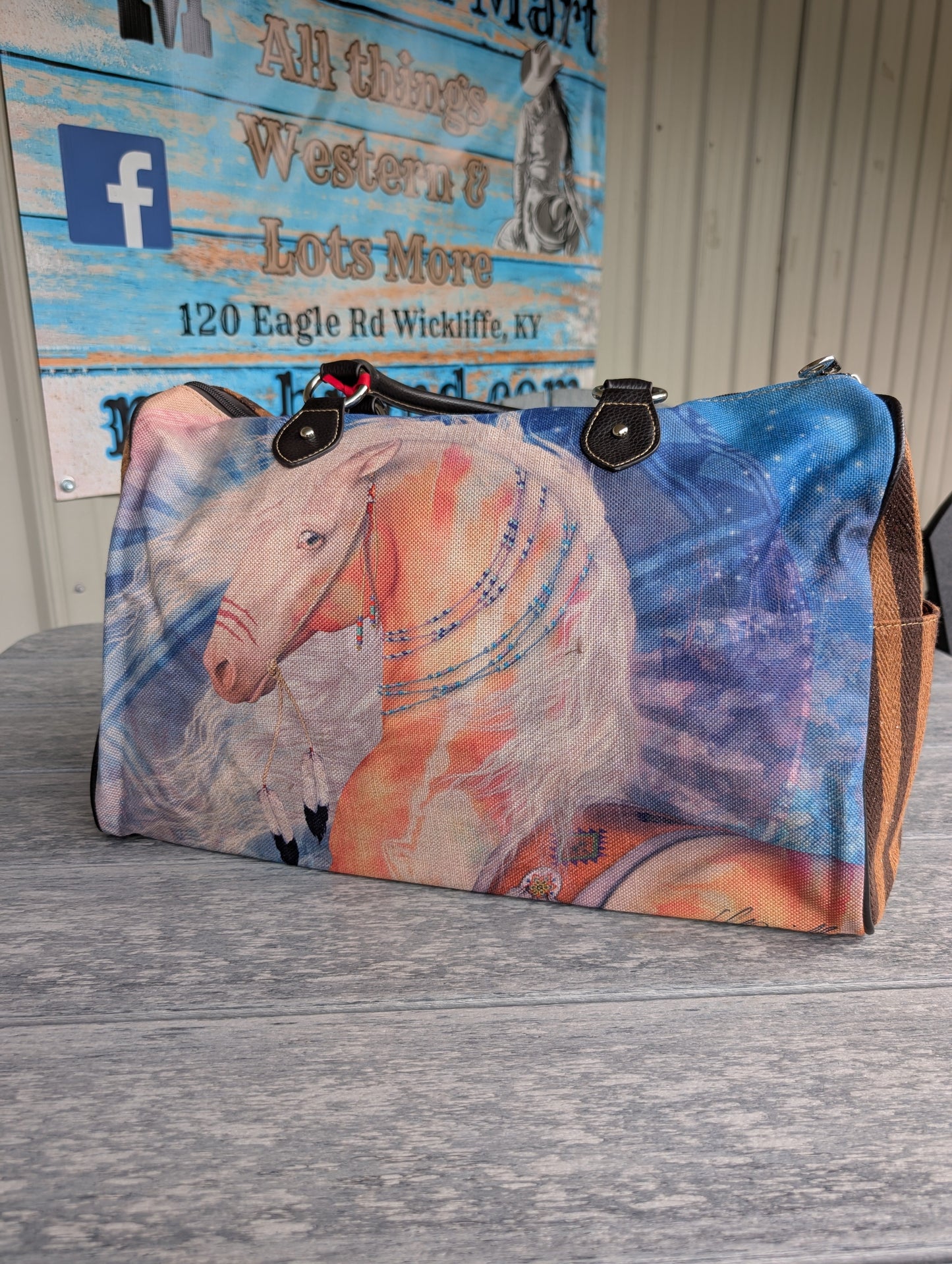 American Bling Western Style Duffle Bag