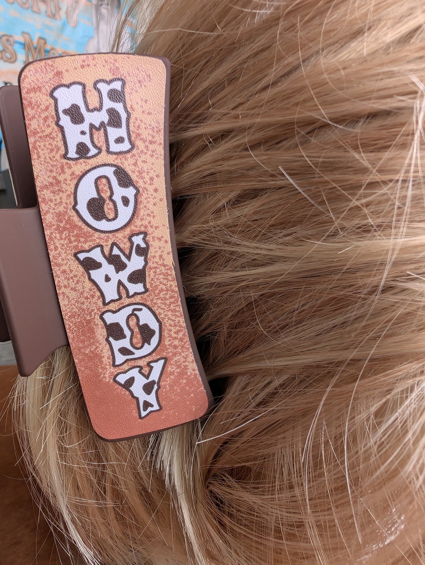 Western-Style Hair Claw for Women – Large 4-Inch Clip