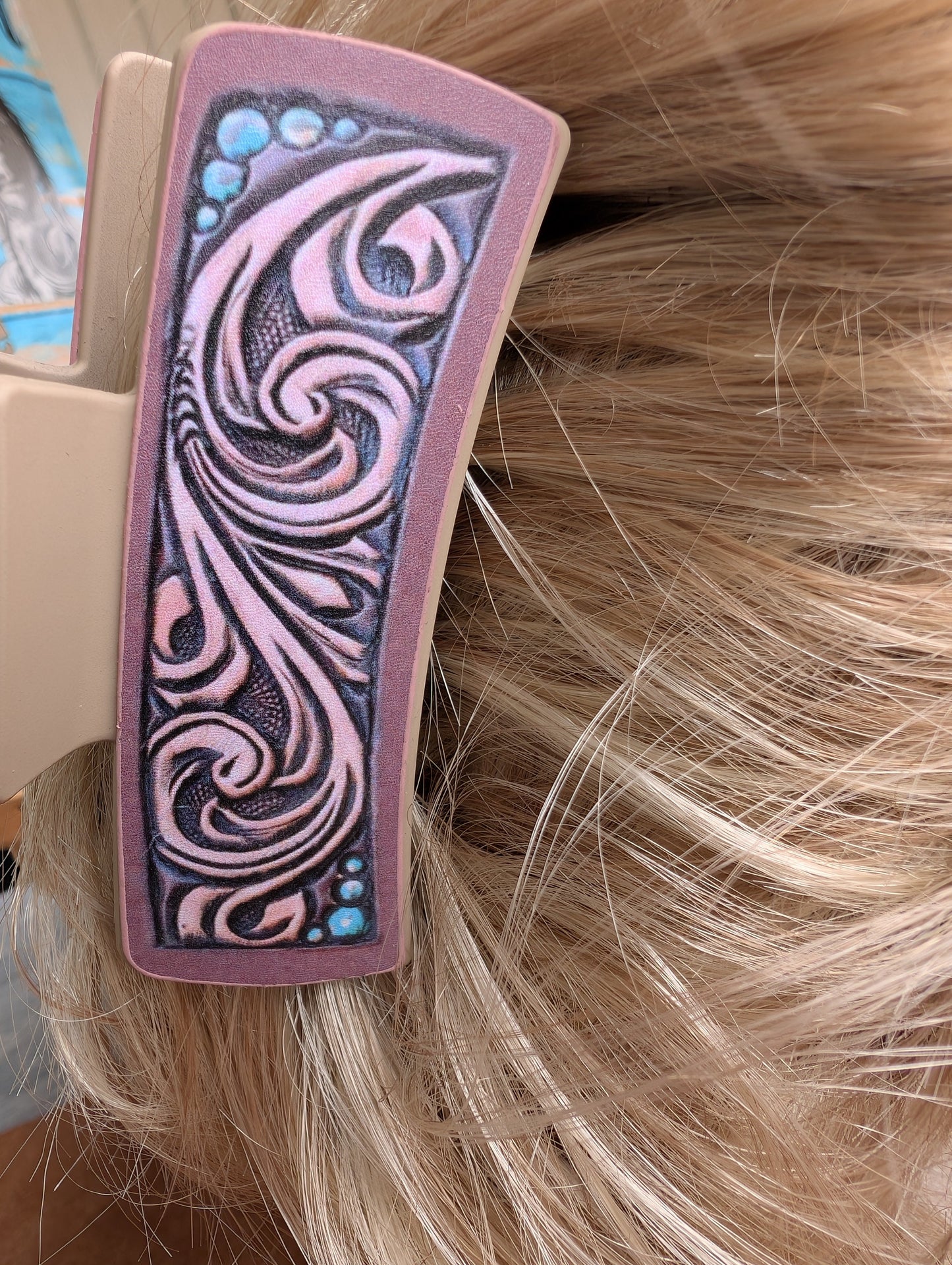 Western-Style Hair Claw for Women – Large 4-Inch Clip