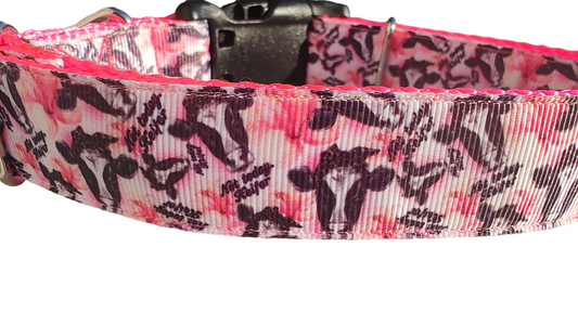 Not Today Heifer Nylon Dog Collar