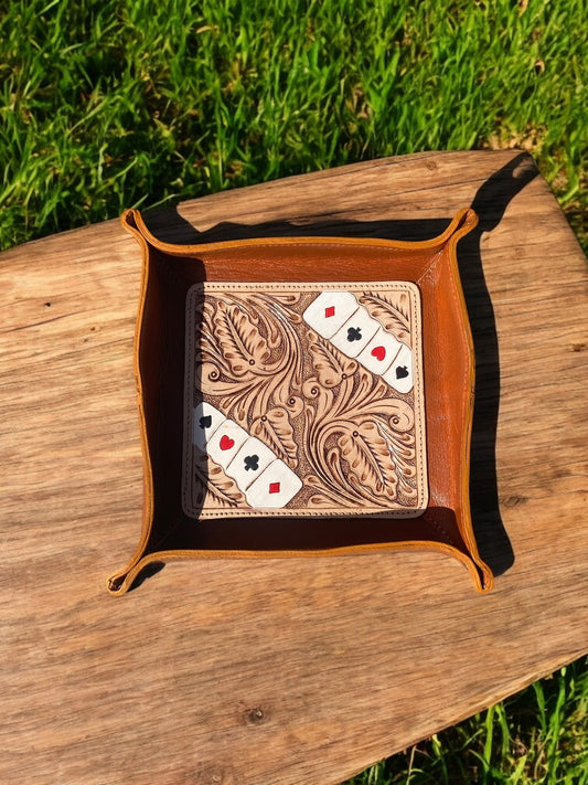 Mini Tray Tan Aces