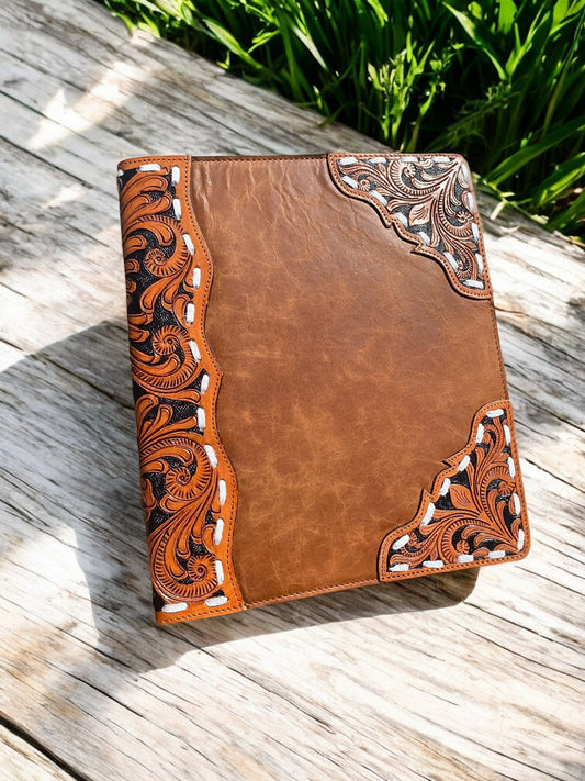 All Tooled Leather Planner