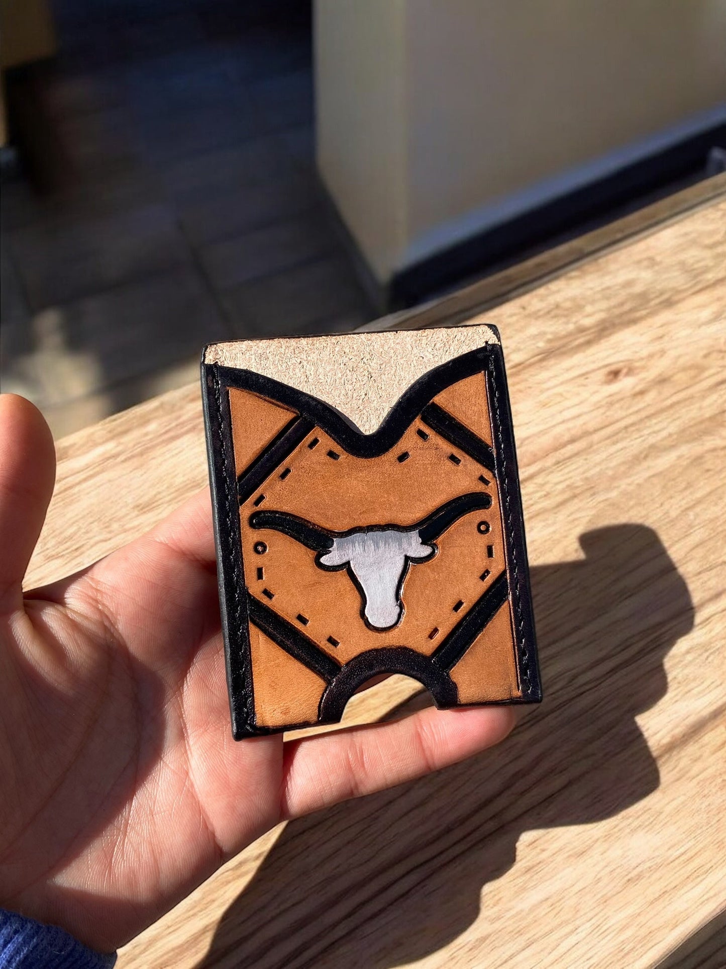 Mini Leather credit card wallet 