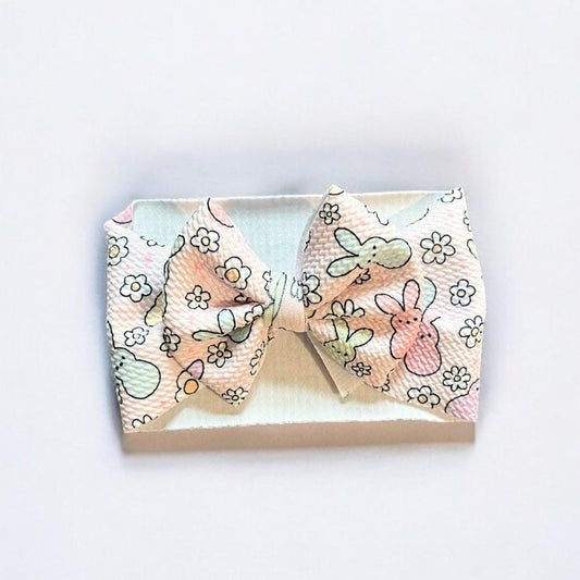 Peeps & Petals Easter Baby Headwrap Bow