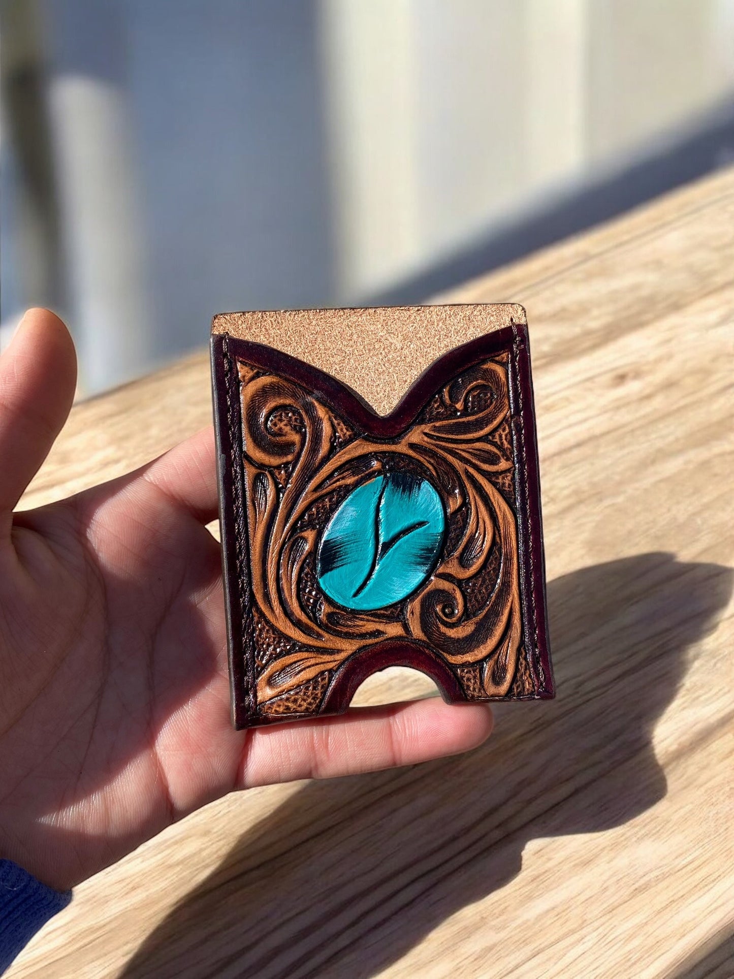 Mini Leather credit card wallet 