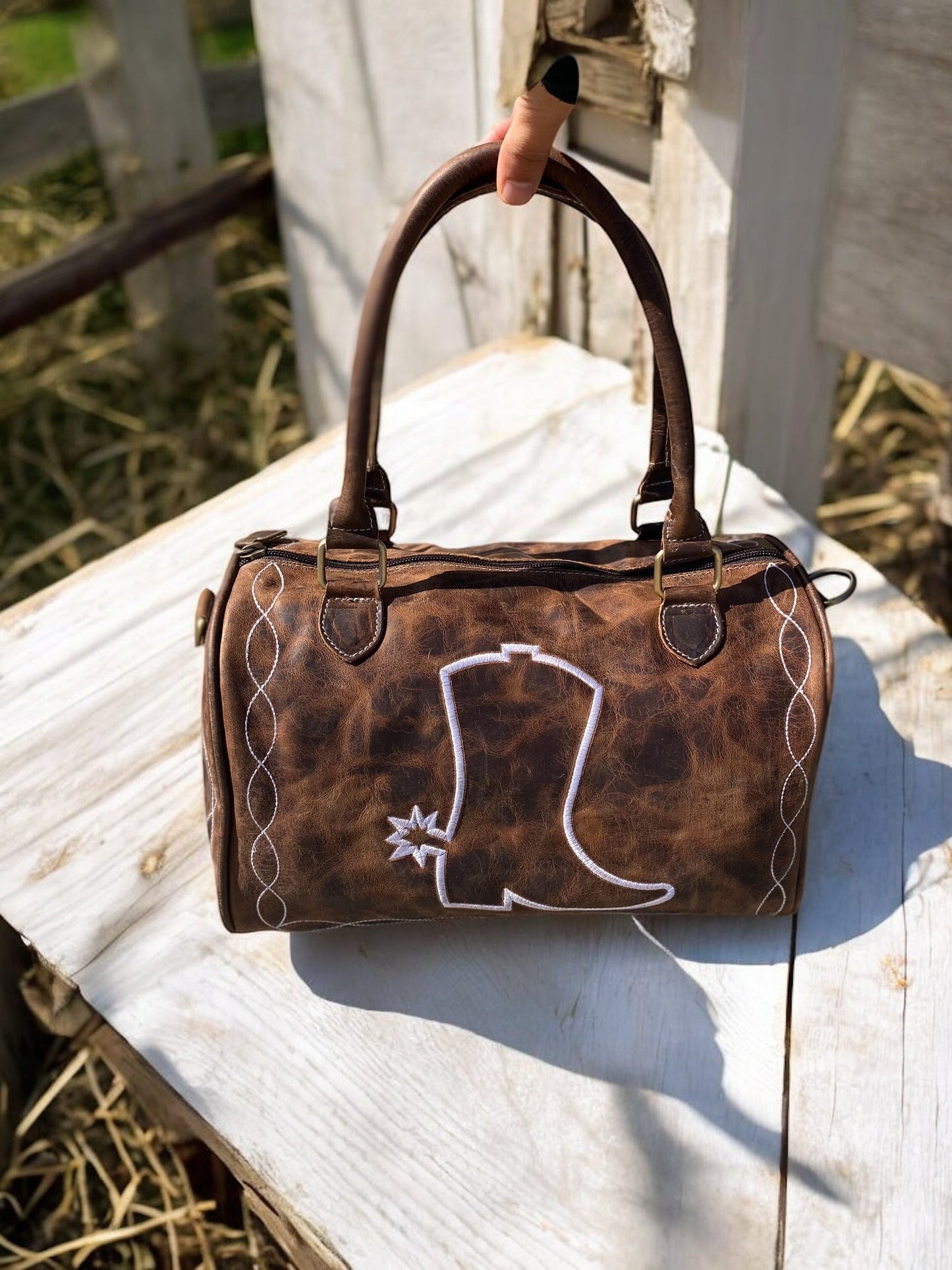 Boot Vintage Leather Speedy Bag
