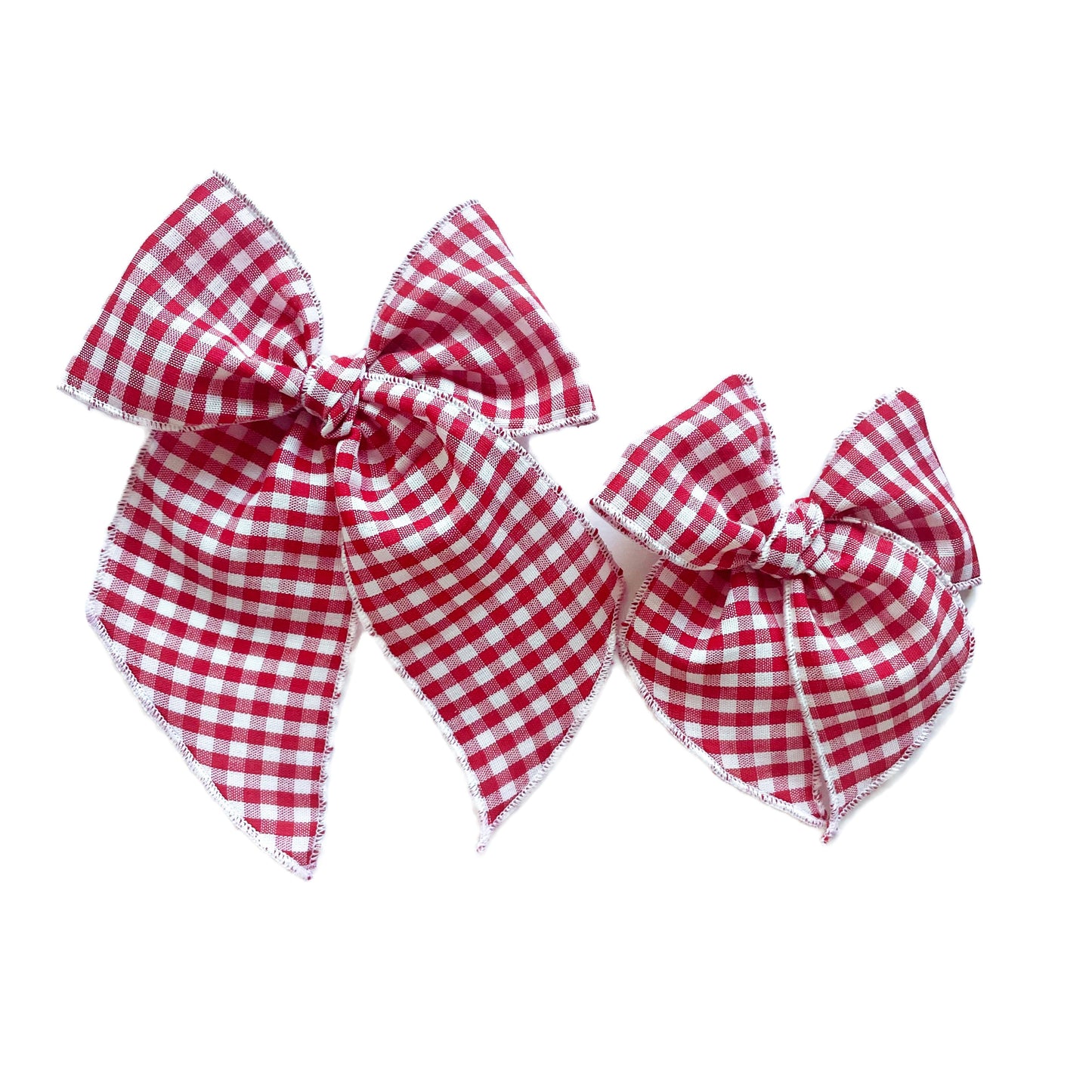 Vintage Red Gingham Elle Bow