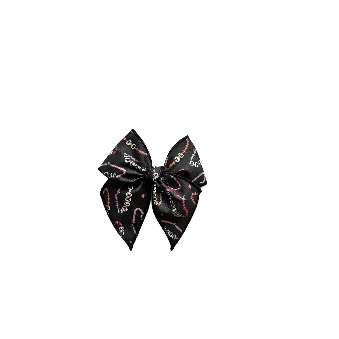 Friendship Bracelets on Black Elle Bow