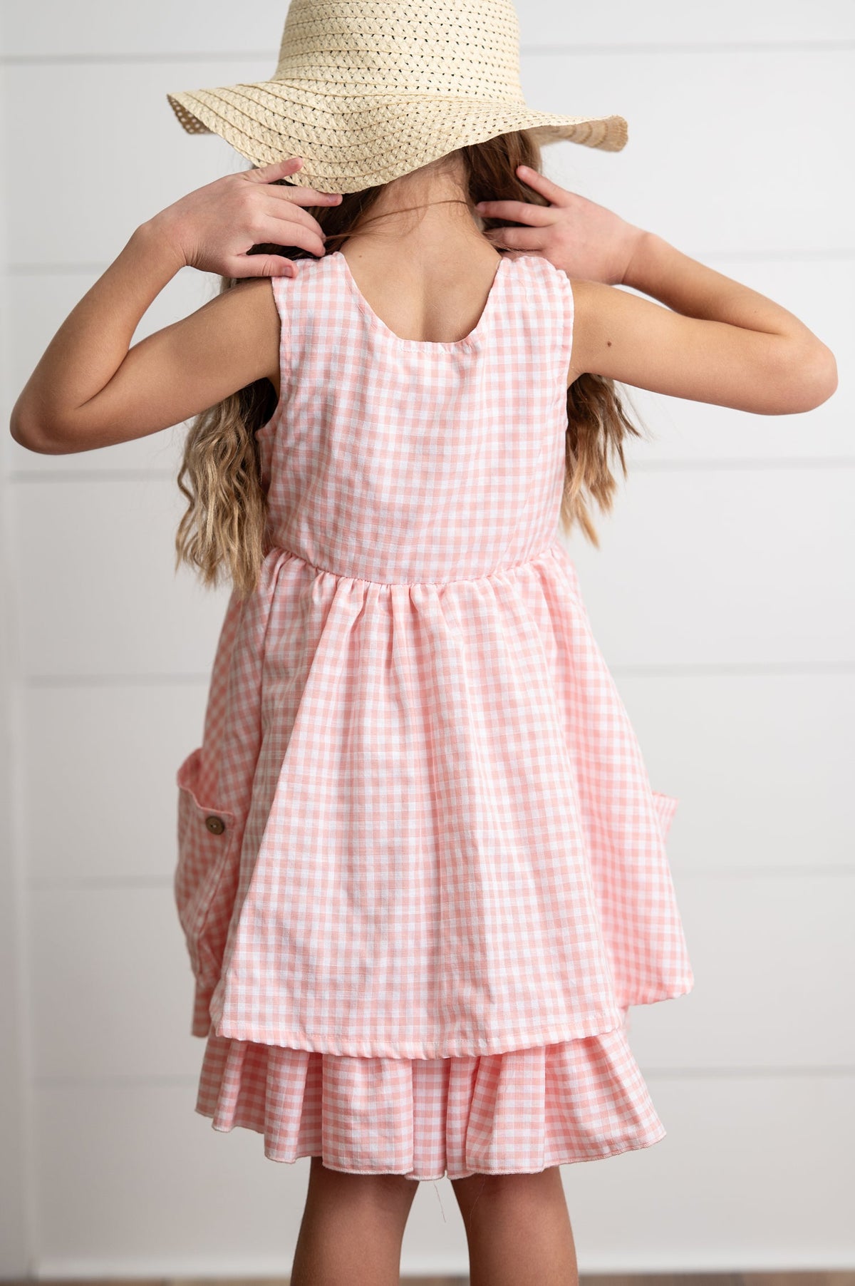Brooke Pink Gingham Dress