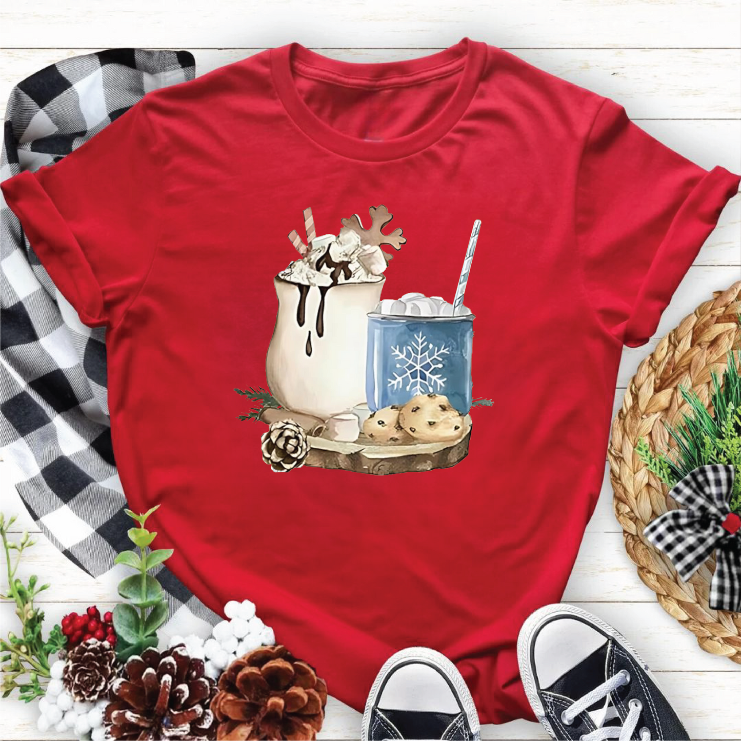 Hot Chocolate And Cookies Tees