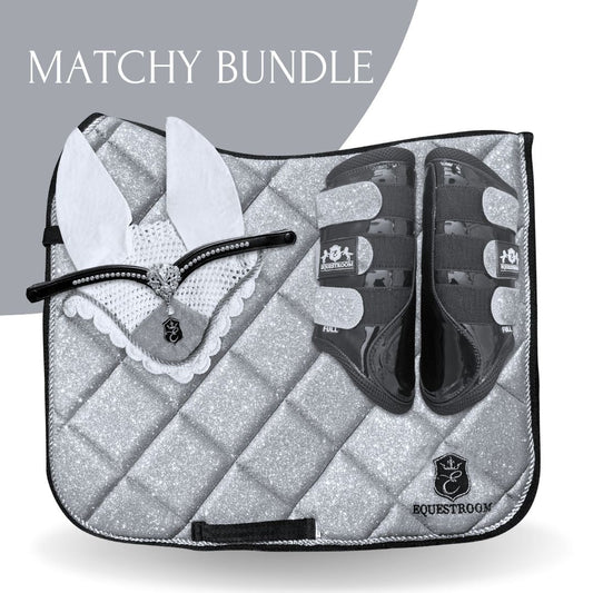 Royal Silver Saddle Pad Set