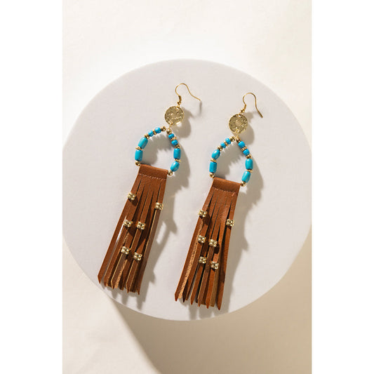 Midnight's Mystery Earrings In Brown