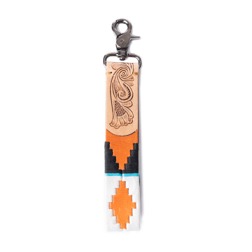 My Desert Dawn Key Fob In White & Black