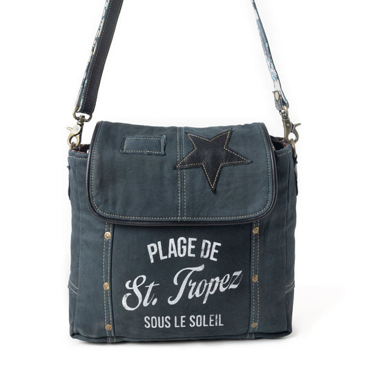 St. Tropez Explorer Shoulder Bag in Indigo