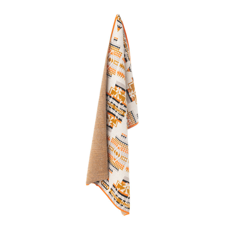 Desert Loom Knitted Cotton Kitchen Towel '' SET OF 2 '' in Aztec Weave