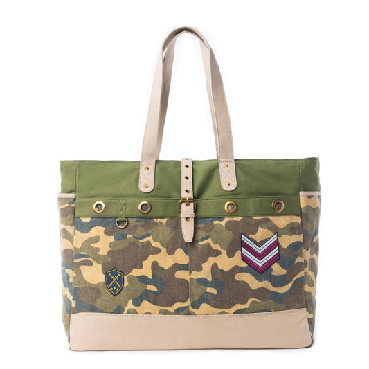 Myra Ranger's Day Weekender Bag in Shadow Camo Green