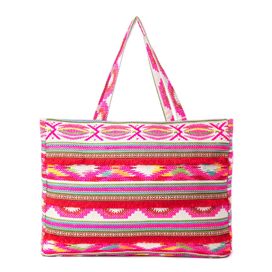 Myra Carnival Dawn Weekender Bag in Neon Fuchsia