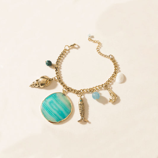 Myra Aurelia’s Secrets Bracelet in Coral Gold