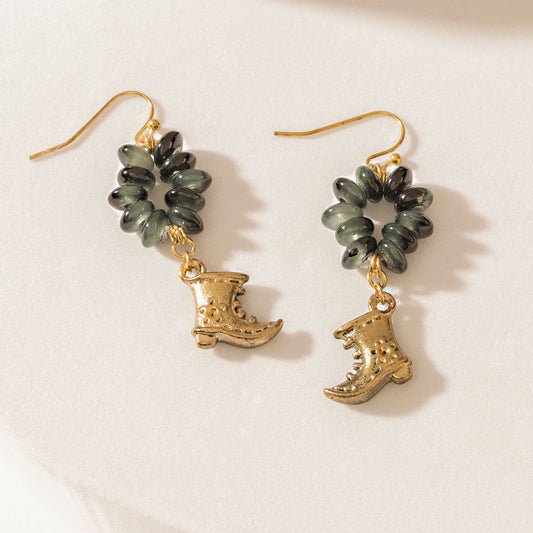 Myra Tiny Trouble Earrings in Midnight Onyx