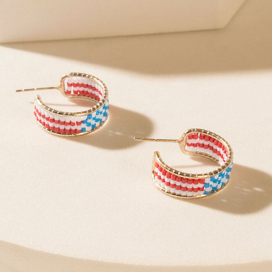 Myra Republic Rosie Earrings in Sunny Cherry