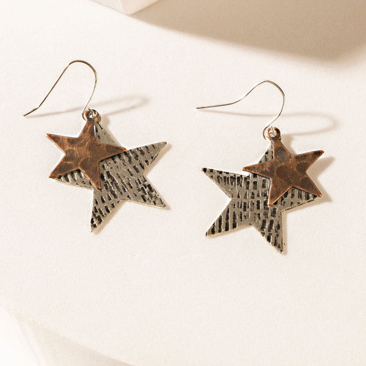Myra Nova Glimmer Earrings in Moon Silver