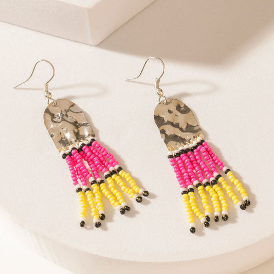 Myra Wild Vaquero Earrings in Rodeo Pink
