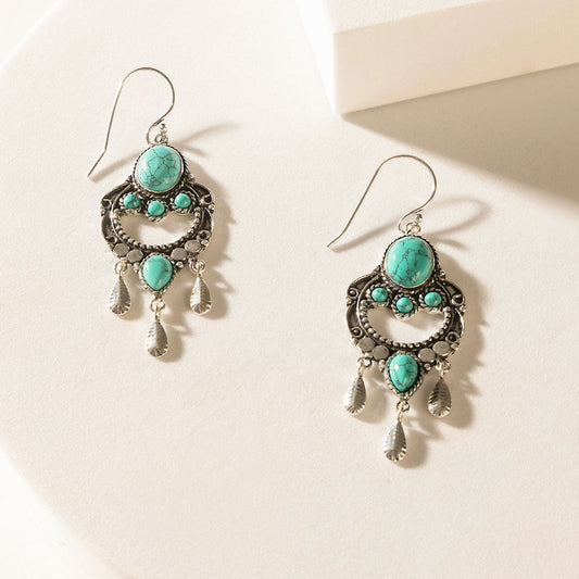 Myra Featherchant Earrings in Spirit Teal