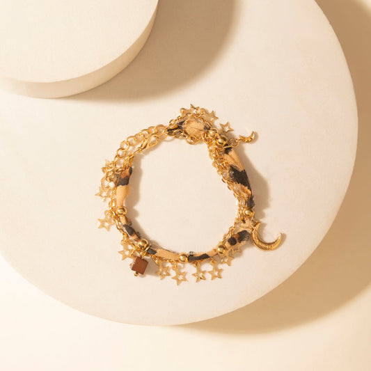 Myra Startrail Charm Bracelet in Range Noon