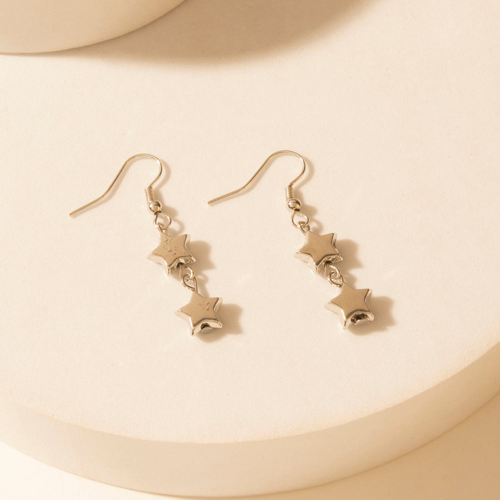 Myra Prairie Trinket Earrings Set in Saddle Silver