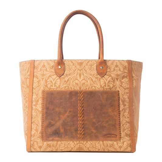 Yellowstone Chief Weekender Bag with Pockets in Amber