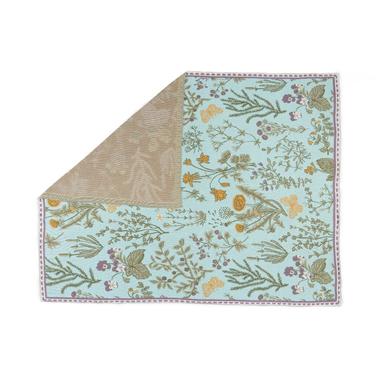 Myra Western Skies Meadow Throw in Mesa Aqua