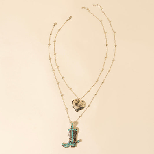 Myra Wild Star Stomping Necklace in Desert Turquoise