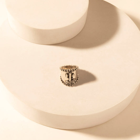 Myra Cactus Country adjustable Ring for Women with engraved cactus detail for everyday western wear