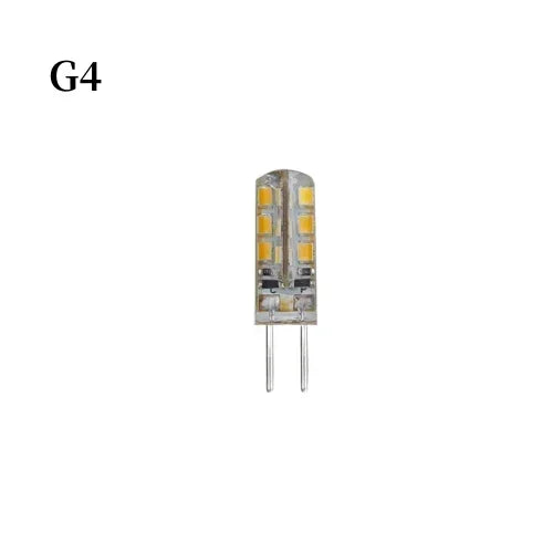 DecorBites™ LED Bulbs: E27 E14 G9 G4 AC110V 220V White Lamp Replacement