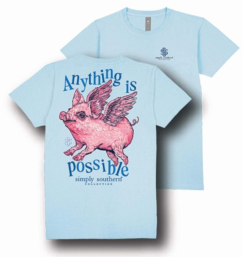 Anything is Possible - Pigs Can Fly - SS - S25 - YOUTH T-Shirt