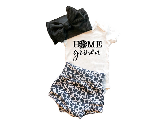 Cow Print Baby Bummies