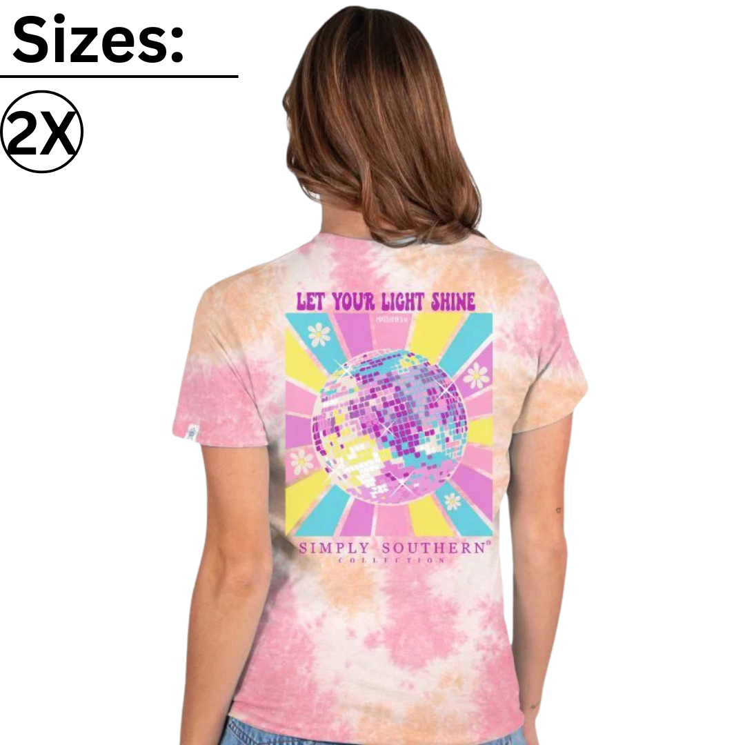 Let Your Light Shine -Disco Ball - SS - Adult T-Shirt