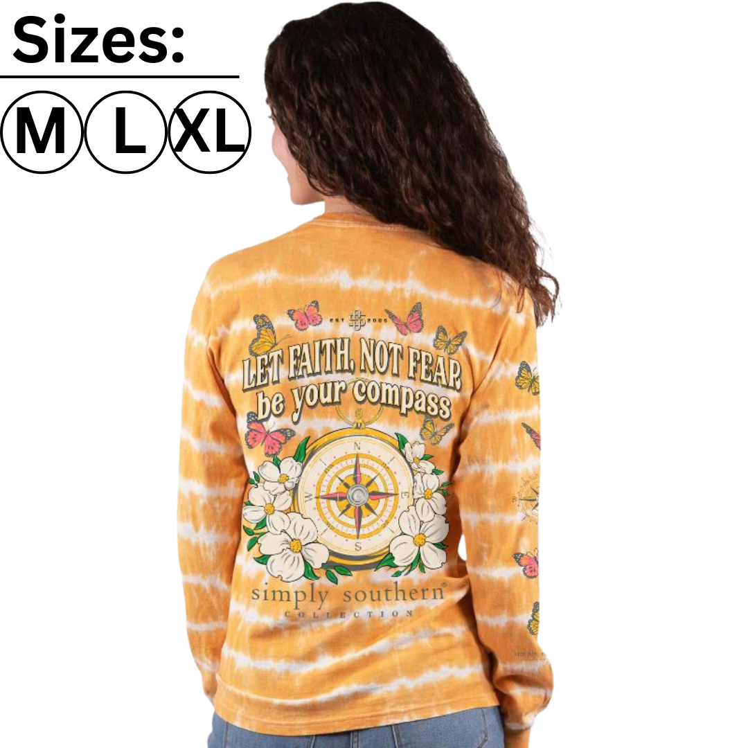 Let Faith, Not Fear Be Your Compass - SS - Adult Long Sleeve