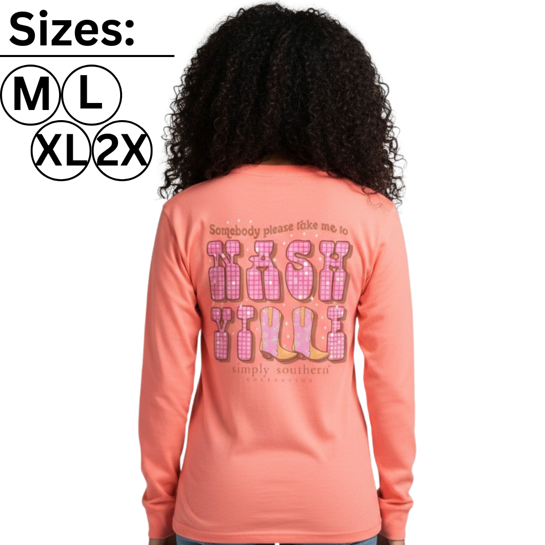 Somebody Please Take Me To Nashville - SS - Adult Long Sleeve