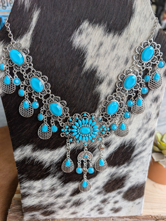 Summer Bohemian Western Necklace – Lightweight Cowgirl Jewelry