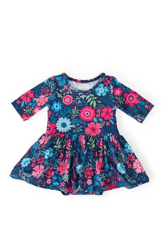 Sweet Gardenia 3/4 Twirl Bodysuit