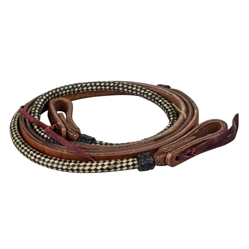 Tabelo Contest Reins with Water Ties 5/8x75ft