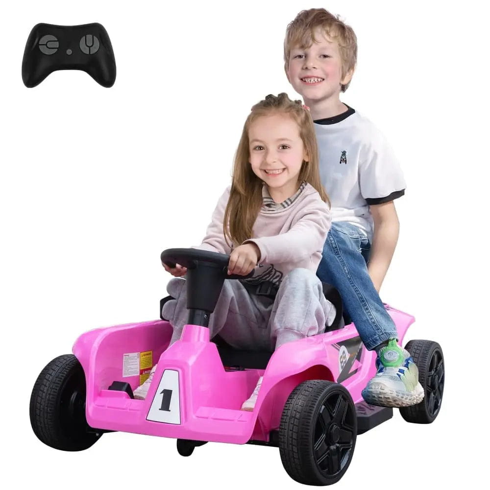 TOBBI 24V Electric 2-Seater Family Ride-On Car
