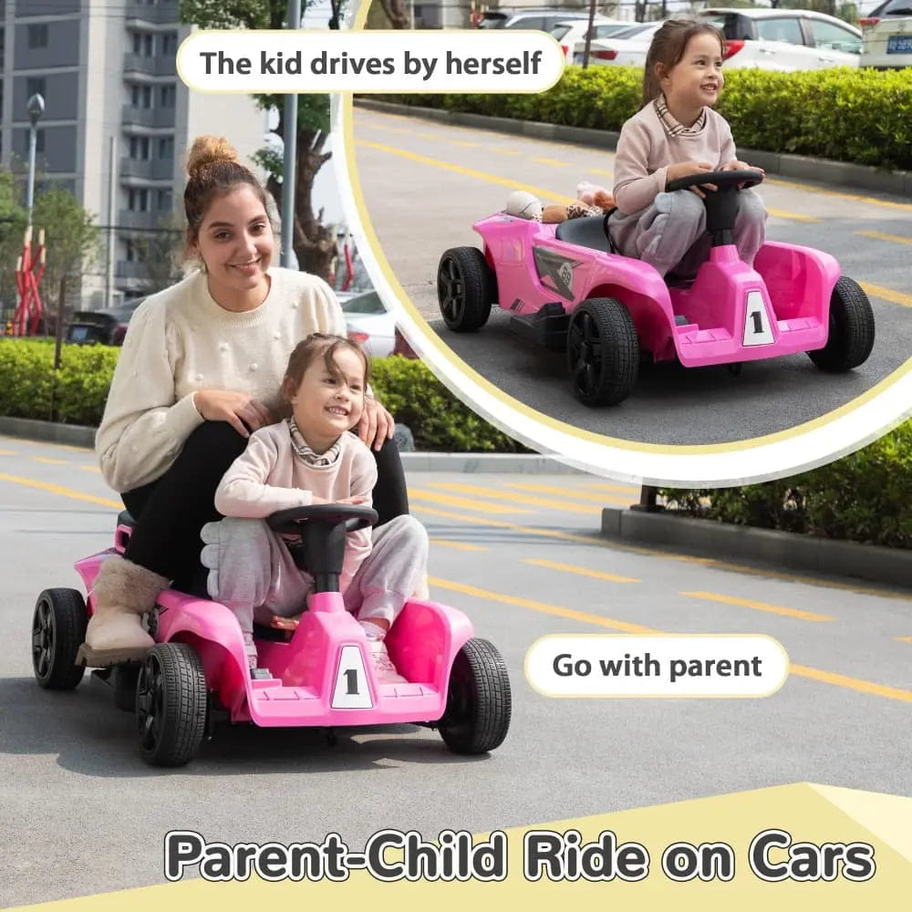 TOBBI 24V Electric 2-Seater Family Ride-On Car